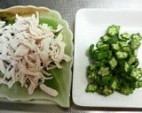 ささみとオクラのゴマ和え作り方4写真