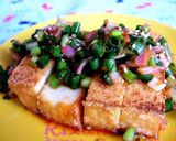 旨～！厚揚げの塩辛バター焼き☆作り方6写真