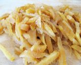 甘辛ピリリとクセになる～しょうがの佃煮♪作り方2写真