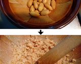 濃コク☆バタピーはちみつ味噌!作り方1写真