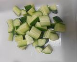 豆腐サラダのごまドレッシングかけ作り方5写真
