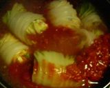 ヘルシー白菜豆腐巻き☆トマトソース煮作り方6写真