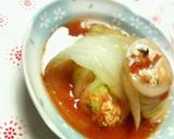 ヘルシー白菜豆腐巻き☆トマトソース煮作り方7写真