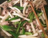 簡単!牛肉とポテトの焼肉のタレ炒め作り方3写真
