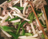 簡単！牛肉とポテトの焼肉のタレ炒め作り方3写真