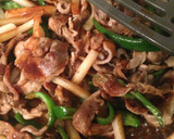 簡単！牛肉とポテトの焼肉のタレ炒め作り方5写真