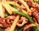 簡単!牛肉とポテトの焼肉のタレ炒め作り方6写真