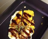 簡単！卵1個でお好み焼き風作り方2写真