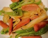 ウインナー野菜炒め作り方4写真