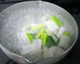 簡単♪鶏むね肉とネギのからし酢味噌和え作り方5写真