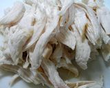 簡単♪鶏むね肉とネギのからし酢味噌和え作り方4写真