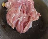 鶏もも肉ときのこのパエリア〜レモン添え作り方3写真