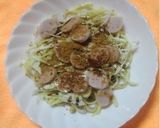 夜食にレンチンで半玉焼きそば：美味！作り方3写真