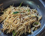背徳感あり!コク旨バター焼きそば作り方4写真