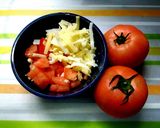 *夏のもう一品* ピーマンのトマト詰め作り方3写真
