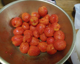 旬のトマトを使った水煮の瓶詰作り方2写真