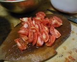 旬のトマトを使った水煮の瓶詰作り方3写真
