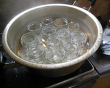旬のトマトを使った水煮の瓶詰作り方6写真
