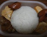 キャラ弁「モンチッチ」作り方2写真
