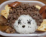 キャラ弁「モンチッチ」作り方4写真