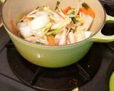 コンビニ&糖質制限 蒸し豚野菜作り方1写真