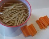 リメイク☆きんぴらごぼうと豆腐のサラダ作り方2写真