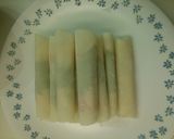かに風味かまぼこと大葉のつつみ揚げ作り方3写真