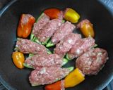 色々ピーマンの肉詰め作り方5写真