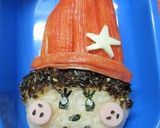 ★キャラ弁★森の小人モンチッチ作り方5写真