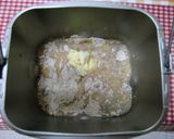 ★糖質制限！小麦ふすまで焼いた食パン♪作り方2写真