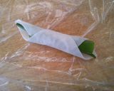 オクラ 餃子 春巻きの皮で！簡単おつまみ作り方5写真