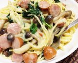 余ったホワイトソースで☆クリームパスタ作り方5写真