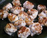 豚ロース薄切りで肉団子!!チリソースで☆作り方2写真