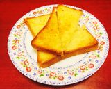 *簡単ハニートースト♡夜食にどうぞ*作り方2写真