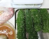 ゴーヤと豚コマ肉のにんにく風味味噌炒め♪作り方1写真
