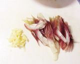 納豆と茗荷のオリーブオイル和え作り方1写真