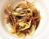 納豆と茗荷のオリーブオイル和え作り方3写真