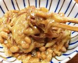 納豆と茗荷のオリーブオイル和え作り方5写真