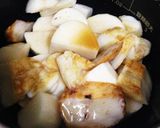 圧力鍋で速攻簡単！大根とさつま揚げの煮物作り方5写真