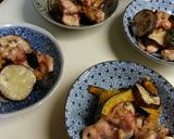 鶏肉と野菜のの塩レモングリル作り方4写真