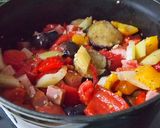 ベーコンとたっぷり夏野菜のごちそうパスタ作り方7写真