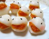 親子で作るお化け団子作り方8写真