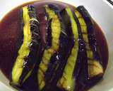 柔らか長茄子の煮浸しおろし和え作り方10写真