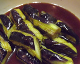柔らか長茄子の煮浸しおろし和え作り方11写真
