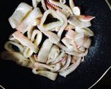 スルメイカとアサリのスパゲッティ作り方3写真