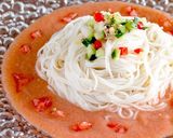 塩レモン活用＊ガスパチョ風そうめん作り方3写真