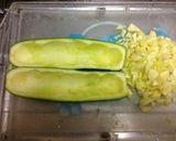ズッキーニの和風ボート作り方1写真