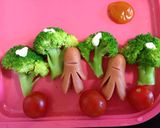 お風呂に入る宇宙人♪作り方3写真