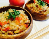トマトとツナの和風炊き込みご飯作り方3写真