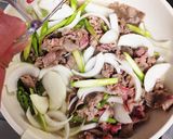 牛薄切り肉のスタミナ炒め煮♪野菜と共に♪作り方7写真